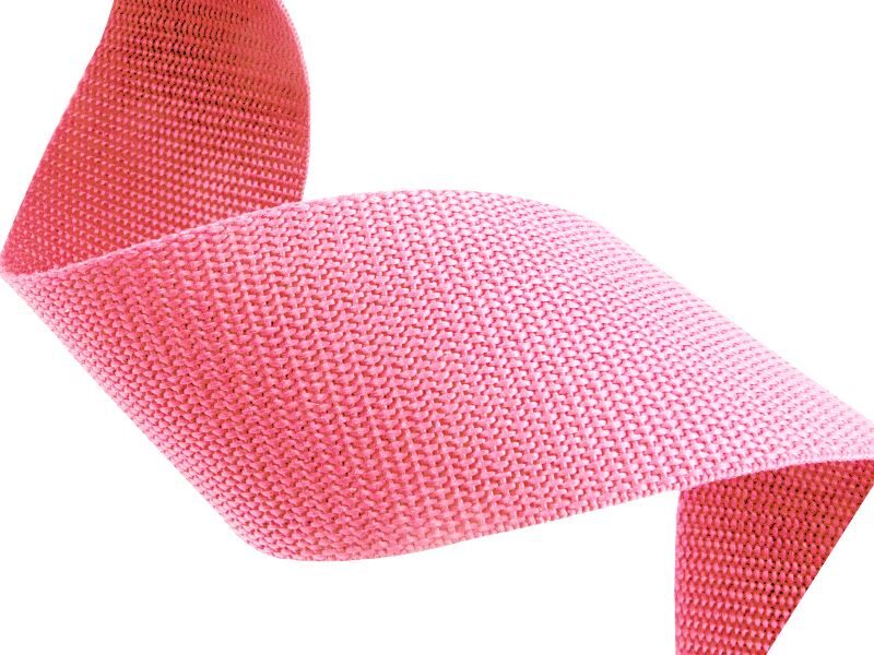 Webbing polypropylen 25 mm pink 50 m