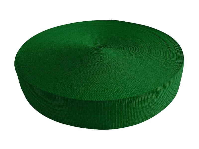 Webbing polypropylen 25 mm green 50 m