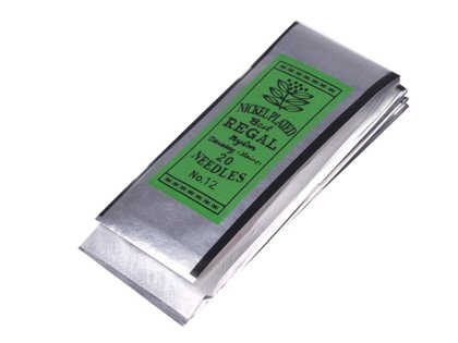 Adatu komplekts Nickel Plated Beading Needles Regal 38 mm