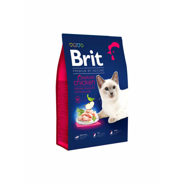 BRIT PREMIUM Cat Sterilized 8 kg barība kaķiem
