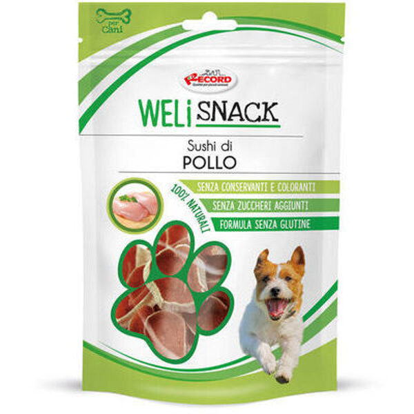  WELISNACK cāļu suši 75g papildbarība suņiem