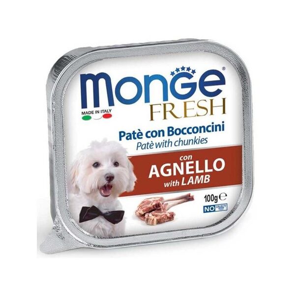 Monge Fresh pate with Lamb 100g konservi suņiem