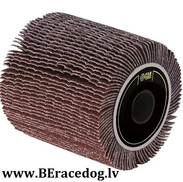 FarTools REX 80, Ø60 X-Fit un RDP 601 smilšpapīra plākšņu ruļļa suka Ø60×60 mm