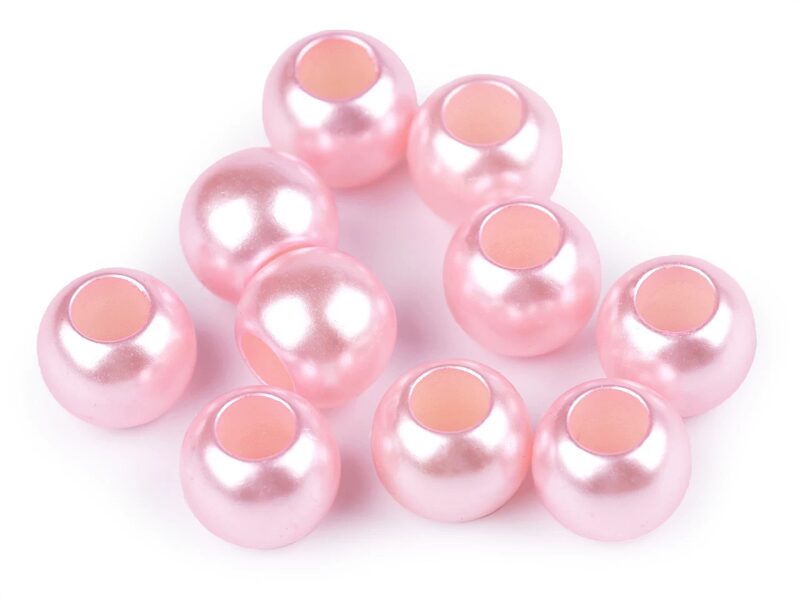 Plastic Charm Beads 11x15mm