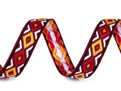 Poliestera Lenta Clothing Braid / Trimming Indian Motif width 13 mm