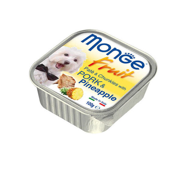 Monge Fruit Pork and Pineapple 100g konservi suņiem