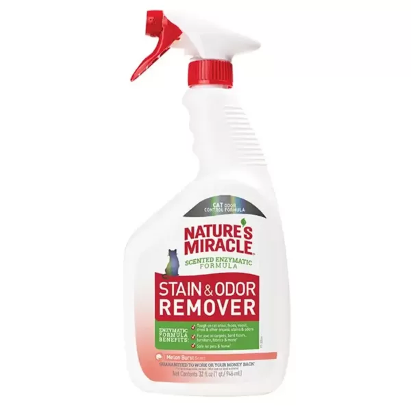 Nature`s Miracle Bio-Scented Cat Stain and Odour Remover (melon scent) 946 ml