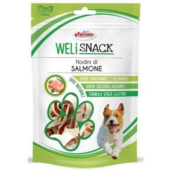 WELISNACK laša mezgli 75g papildbarība suņiem