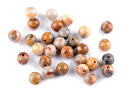 Pērlītes Mineral / Gemstone Beads Yellow Agate Ø6 mm