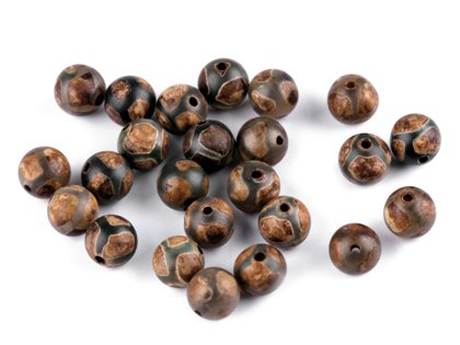 Pērlītes Mineral / Gemstone Beads Tibet Agate Ø8 mm