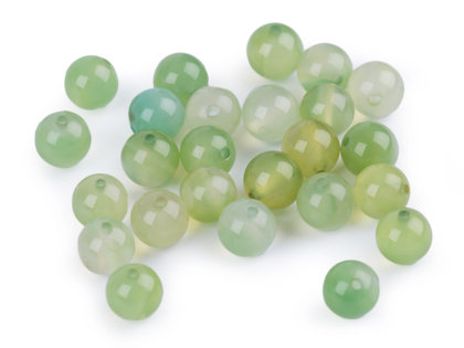 Pērlītes komplekts Mineral Beads Green Chalcedony Ø8 mm