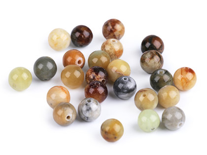 Pērlītes komplekts Mineral Beads Bamboo Agate Ø8 mm