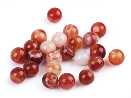 Pērlītes komplekts Mineral Beads Bracelet Red Agate Ø8 mm