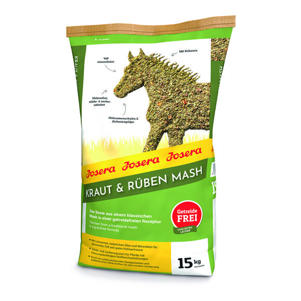 Josera Kraut & Ruben Mash 15 kg barība zirgiem