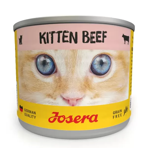 Josera wet Kitten Beef 200 g konservi kaķiem