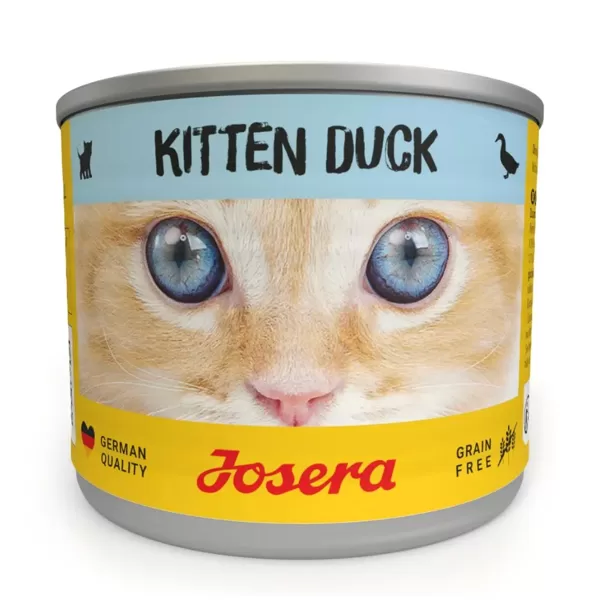 Josera wet Kitten Duck 200 g konservi kaķiem