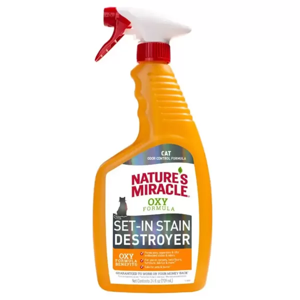 Nature`s Miracle cat stain and odour remover with OXY formula 709 ml