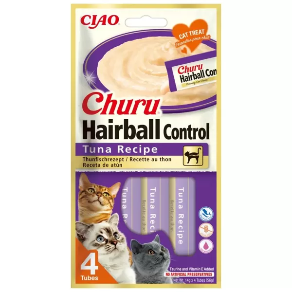 Churu hairball control biezenis kaķiem tuncis 14GX4 N1