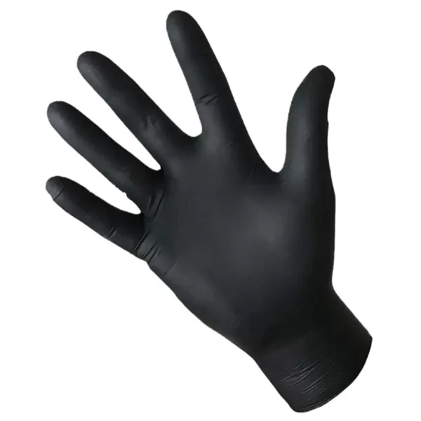Cimdi BaltLine nitrila nepūderēti MELNI M/N100