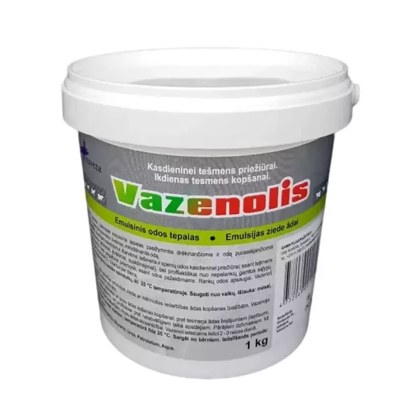 Emulsijas ziede tesmeņa ādas ikdienas kopšanai Vazenolis 1 kg