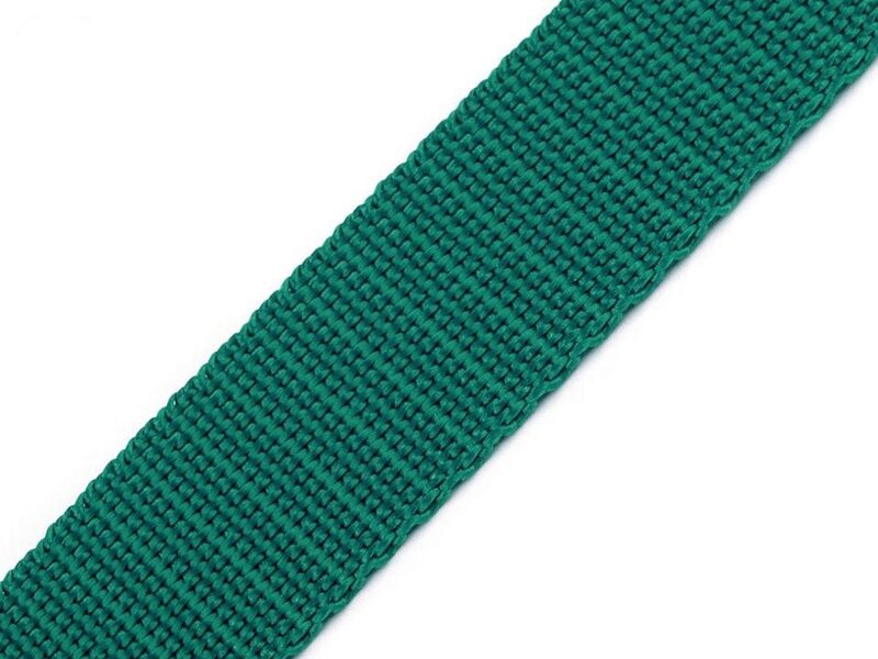 Polypropylene webbing width 20mm 20m turqoise