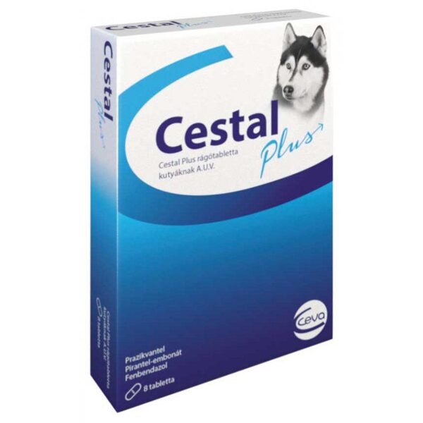 CESTAL PLUS košļājamās tabletes suņiem Apaļtārpu un Lenteņu Invāziju Ārstēšanai Un Profilaksei Suņiem
