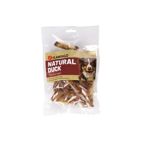 Flamingo kaltējumi suņiem Nature Snack Duck Feet 200 g 522799