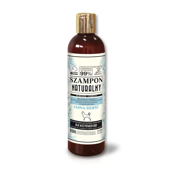 Certech šampūns suņiem ar gaišu apmatojumu ar lakricu/kumelītēm Natural Super Beno 300 ml