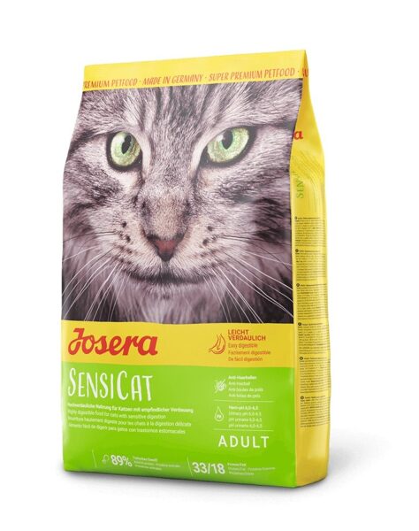 Josera Super Premium SensiCat kaķu sausā barība 2 kg (uz vietas)