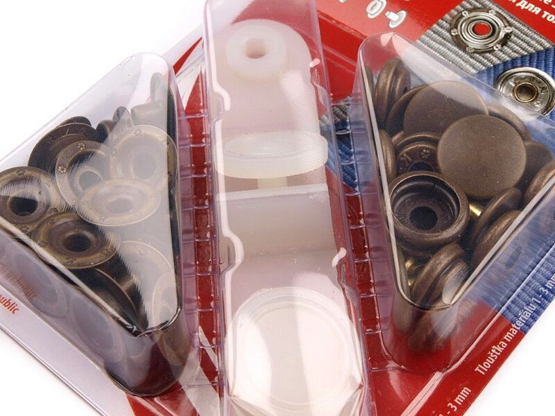 Spiedpogas Auto Moto Ø15 mm antīkais misiņš