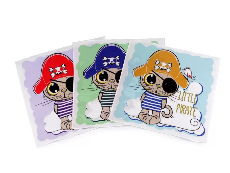 Bērnu Kabatas lakatiņi Pirāts