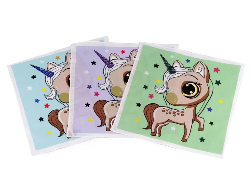 Bērnu Kabatas lakatiņi Vienradzis