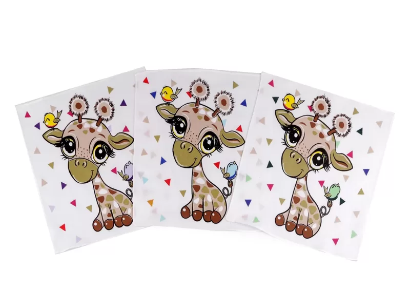 Bērnu Kabatas lakatiņi Žirafe