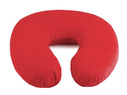 Travelling cushion of viscoelastic foam 28x28 cm