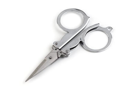 Saliekamas rokdarbu šķēres Folding Scissors length 10 cm