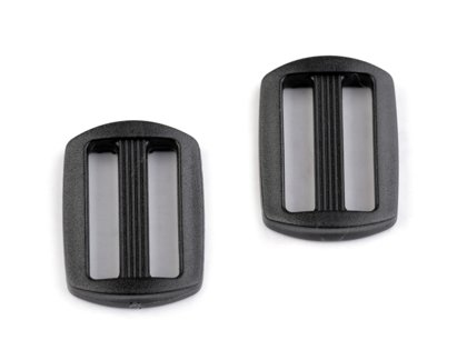 Plastic Tri-Glide Slide Adjuster width 20 mm black