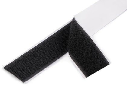 Velcro melna lenta 30 mm Self-adhesive Hook and Loop Fastener width 30 mm