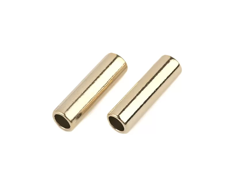 Metāla dekoratīvie auklas gala uzgaļi Ø5,6mm zelta (uz vietas)