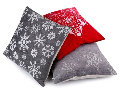Ziemassvētku dekoratīvais spilvena pārvalks / Spilvendrāna 45x45 cm