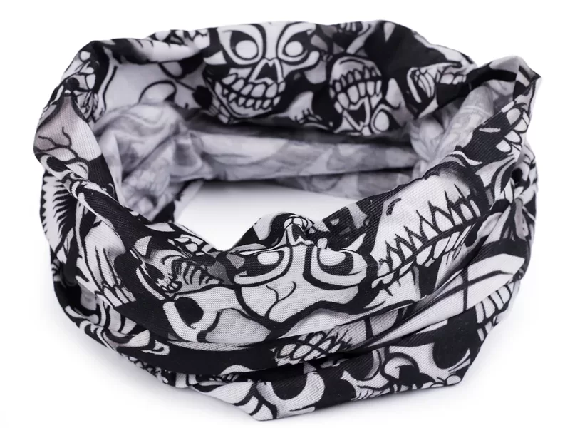 Multifunctional Tube Bandana / Neck Gaiter, Skulls