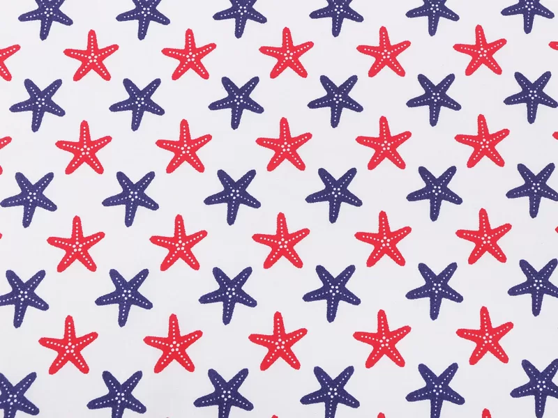 Kokvilnas audums Zvaigznes