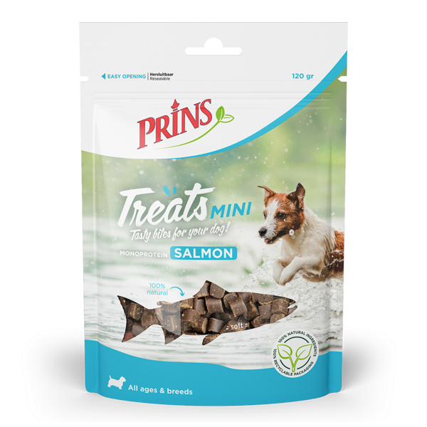 Prins Treats SALMON MINI for small dogs 120g