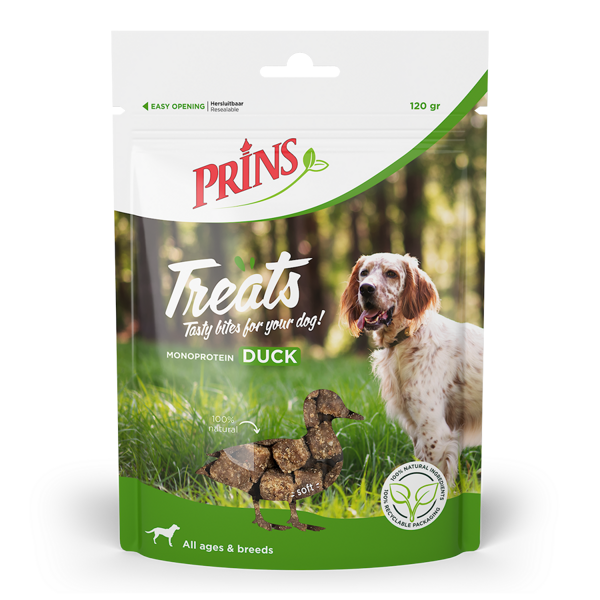 Prins Treats DUCK for dogs 120g