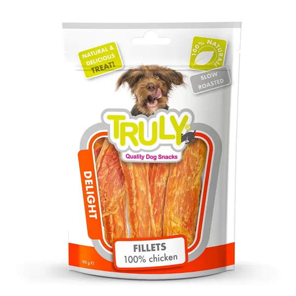 Truly Dogs Fillets 100% Chicken 90 g suņu kārumi