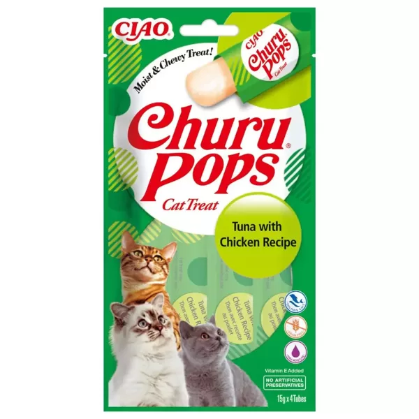 Churu Pops tuncis vista 15gx4 N1 kaķiem