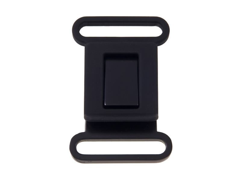 Metāla sprādze 40 mm matt black komplekts