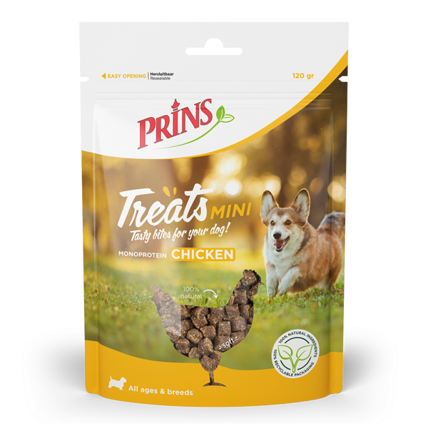 Prins Treats CHICKEN MINI for small dogs 120g