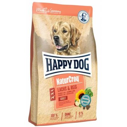 Happy Dog NaturCroq Lachs & Reis (Lasis & Rīsi) 12 kg