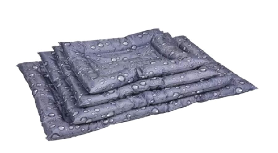 Cooling pet bed "FRESK DROP GREY" XL 116x76 cm 520539