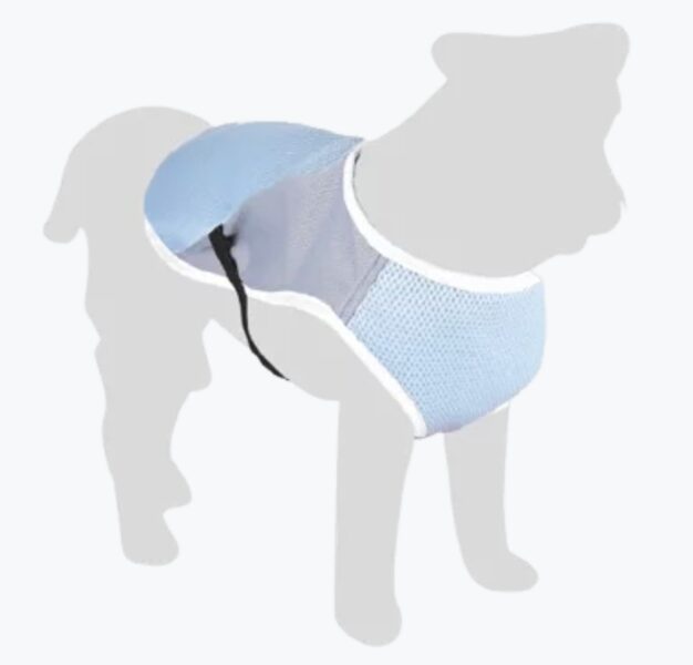 Atvēsinoša veste suņiem “Frozen Blue Grey” XL 45cm 519549